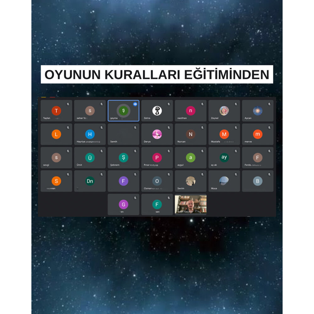 OYUNUN KURALLARI ( ONLİNE GRUP EĞİTİMİ )