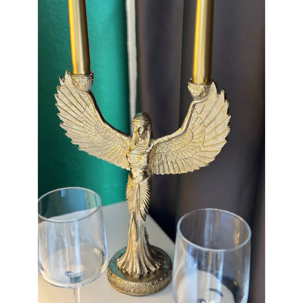 Gold Isis Şamdanlık