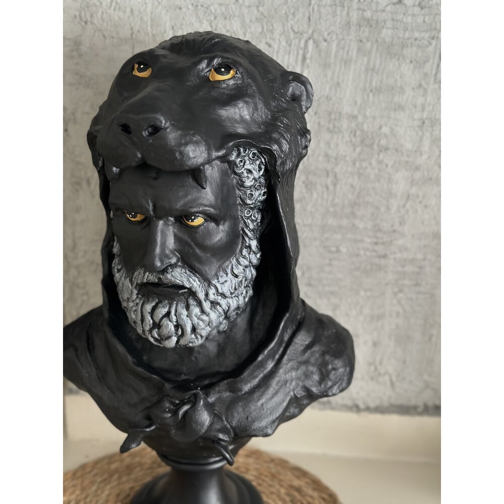 Aslan Herkül Büst Heykel