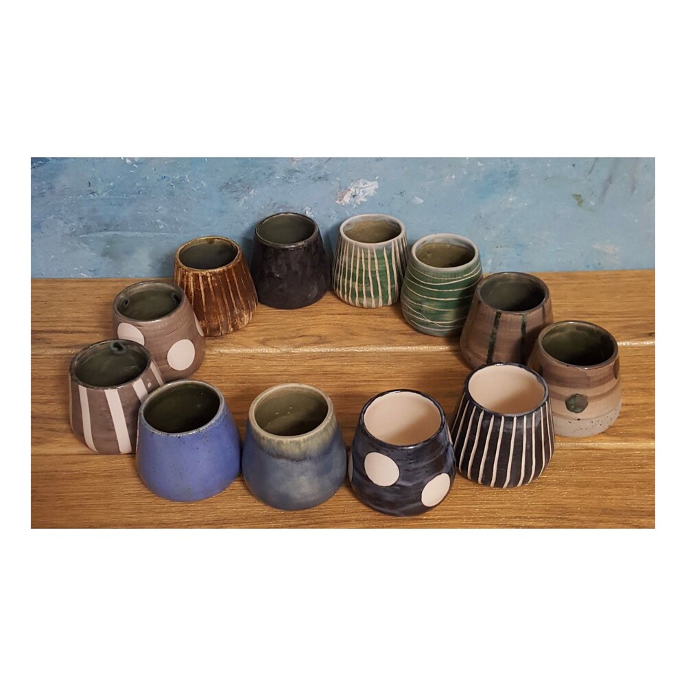 Kulpsuz, Tombul, Seramik Bardak, Kupa, Mug