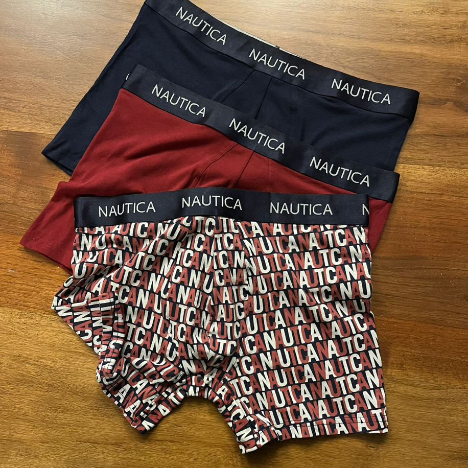 Erkek Orjinal Nautıca Boxer 3lü paket