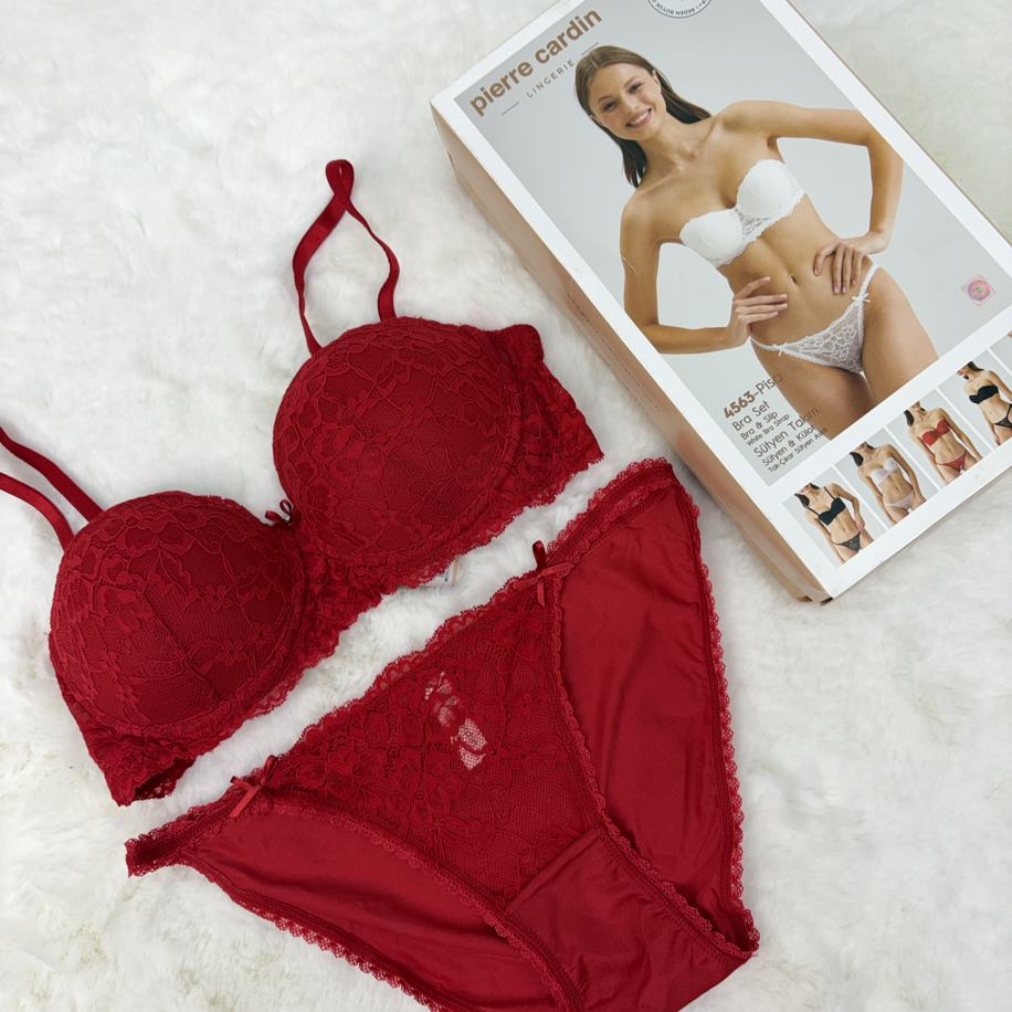 pierre cardin strapless destekli sütyen takımı