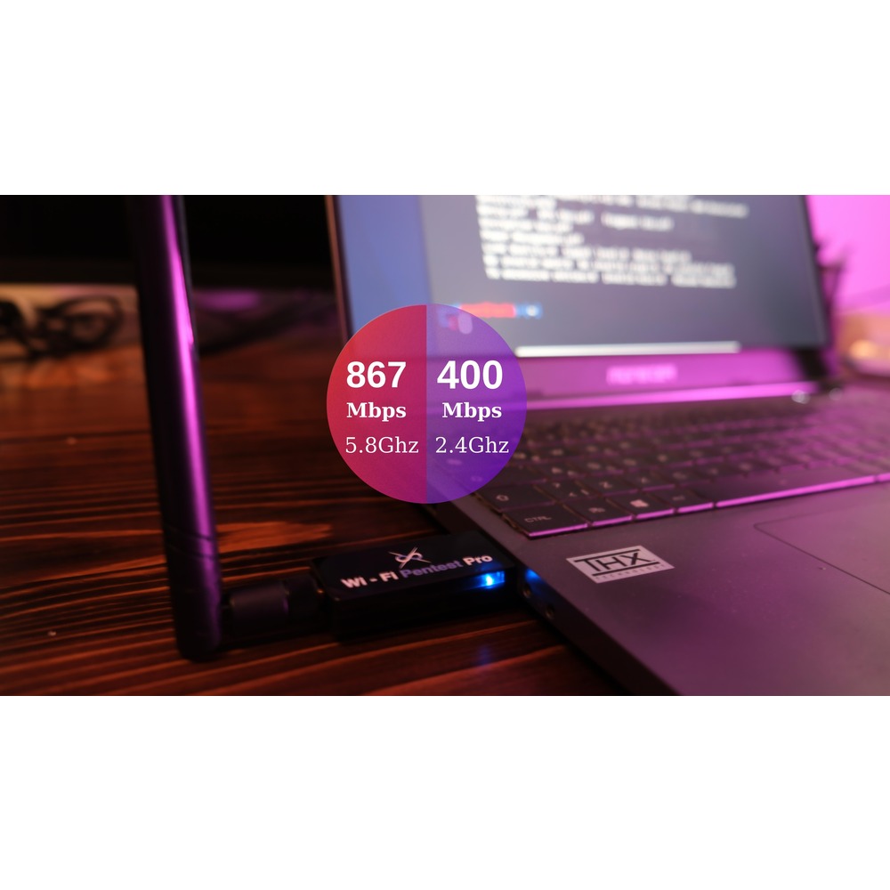 sXs Wi-Fi Pentest Pro 1200 Mbps Wireless Dual Band USB 3.0 