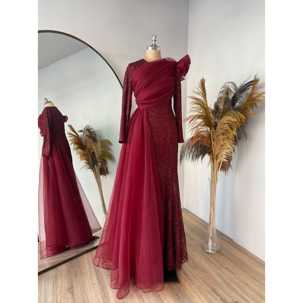 Fiona Abaya - Muslim Abaya Dress - Muslim Fashion Dress - %100 Satin Fabric  | Special Fashio Studio - Muslim Boutique