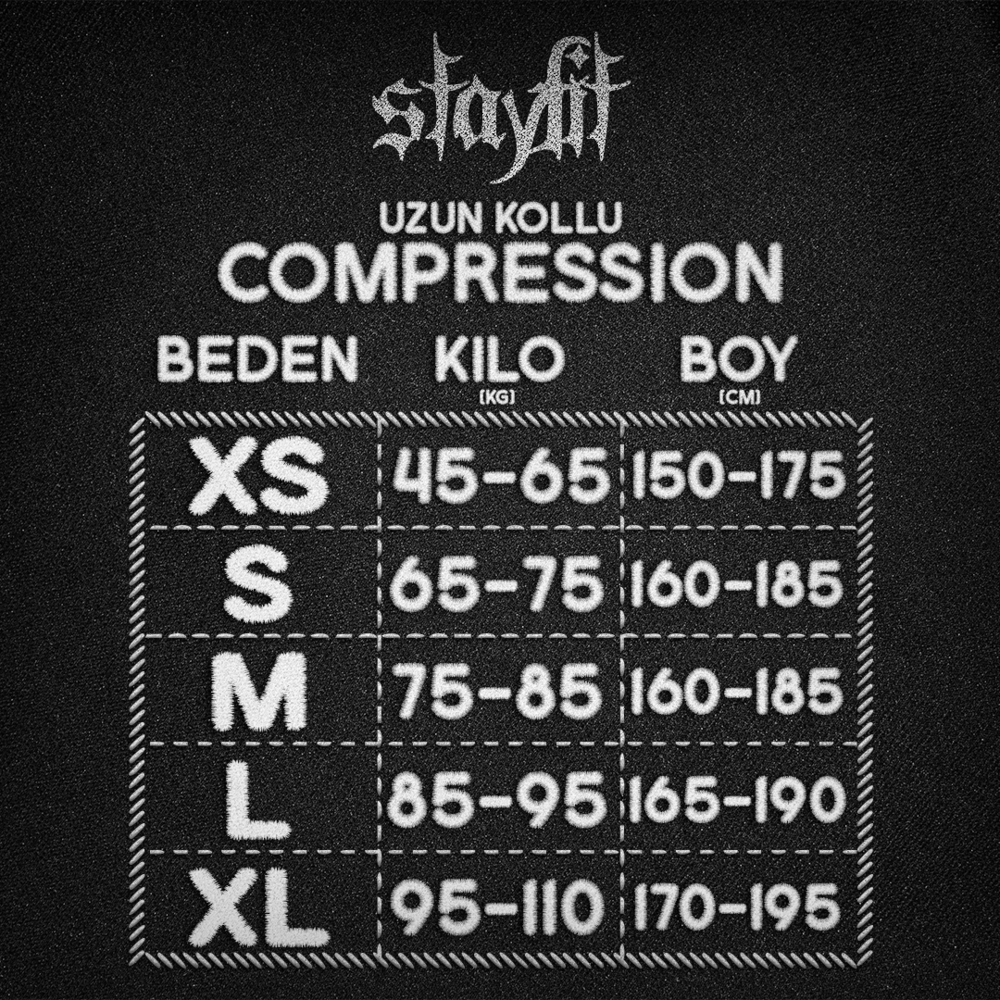 STAYFIT INDIGO UZUN KOLLU COMPRESSION