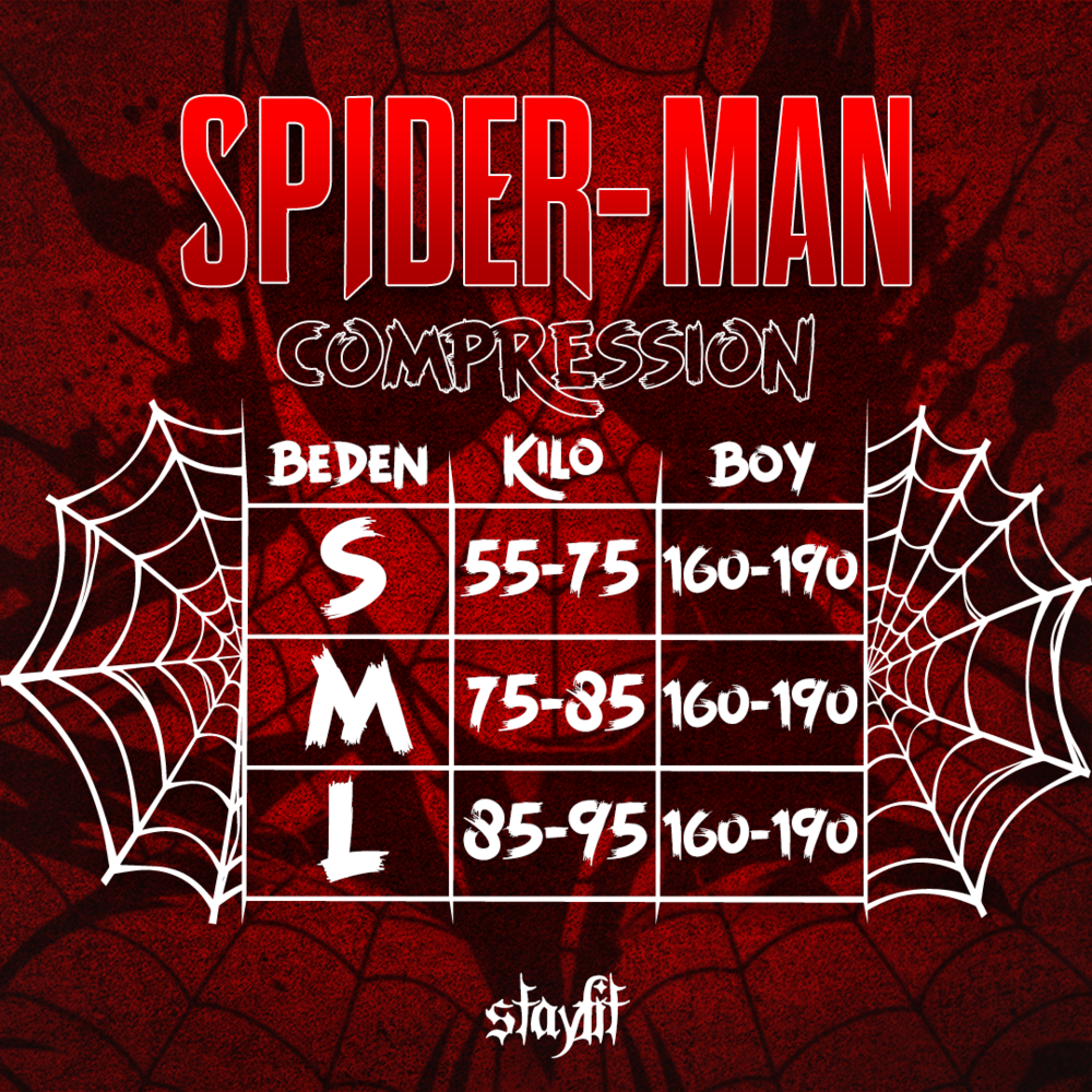 SPIDER-MAN BOGAZLI SİYAH UZUN KOLLU COMPRESSION