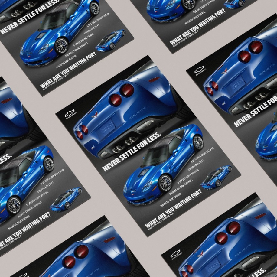 Chevrolet Corvette C6 ZR1 Poster