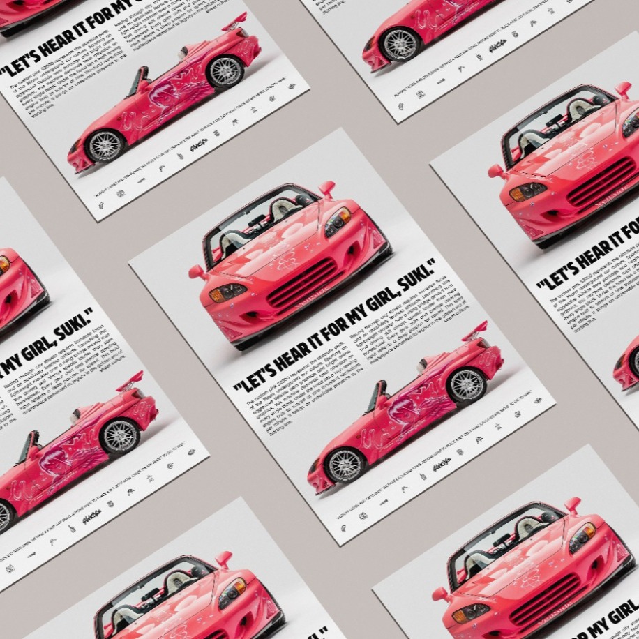 F&F Honda S2000 Poster