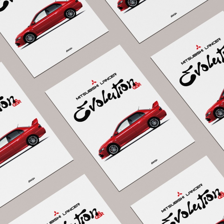 Mitsubishi Lancer Evolution IX Poster