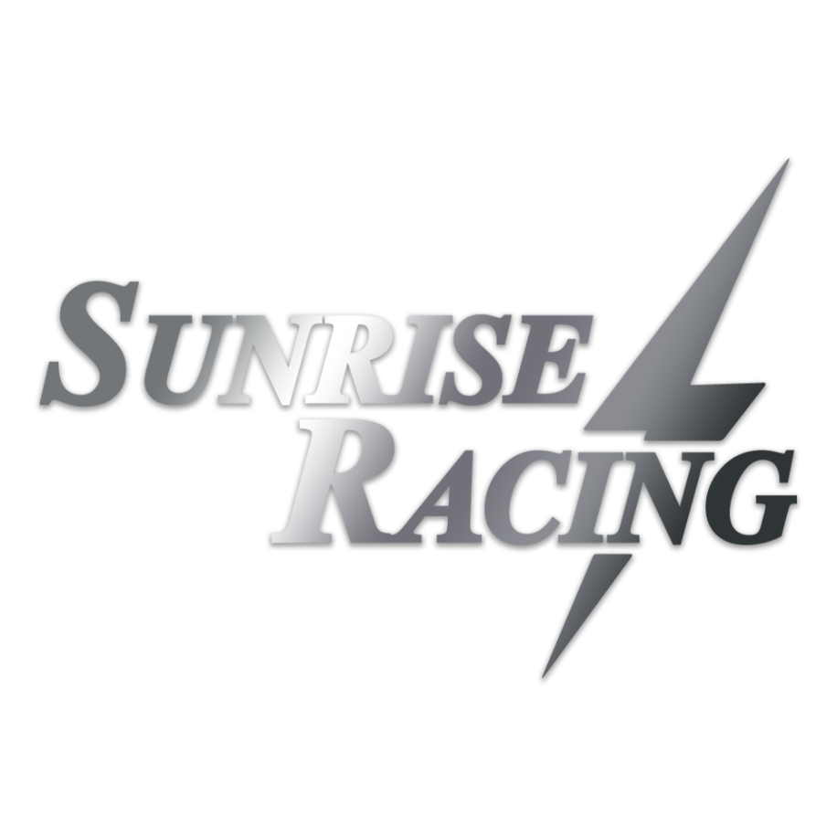 Sunrise Racing Sticker (Krom/Gold)