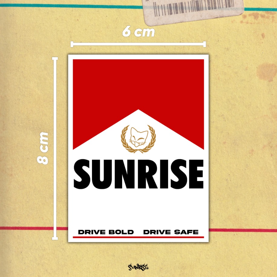 Sunrise Marlboro Slap Sticker
