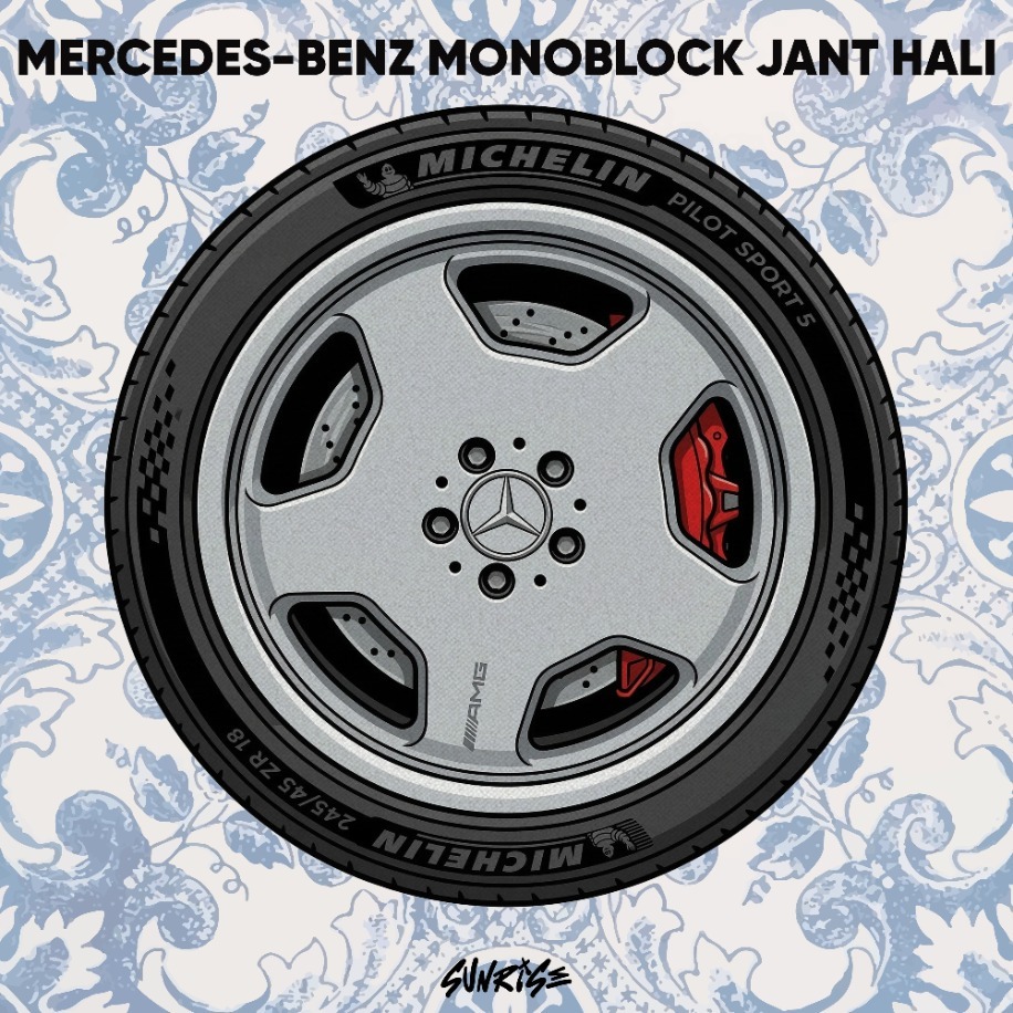 Mercedes-Benz AMG Monoblock Jant Halı