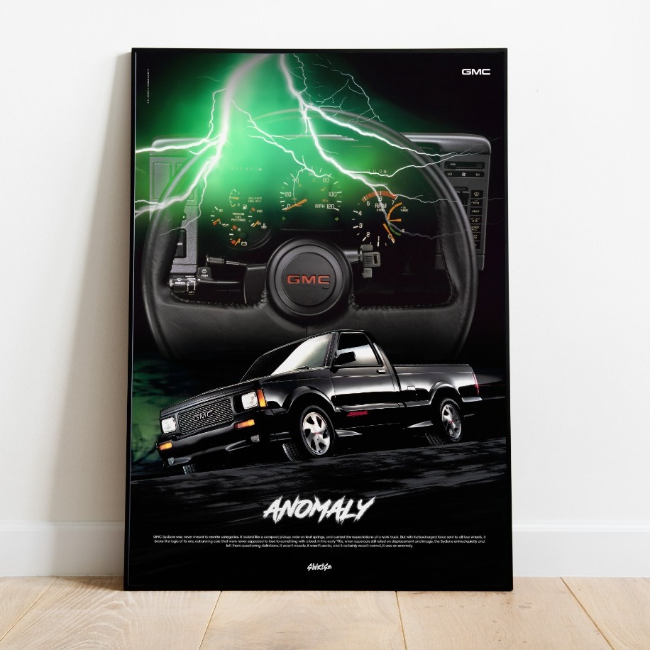 GMC Syclone Poster | SunRiseClub