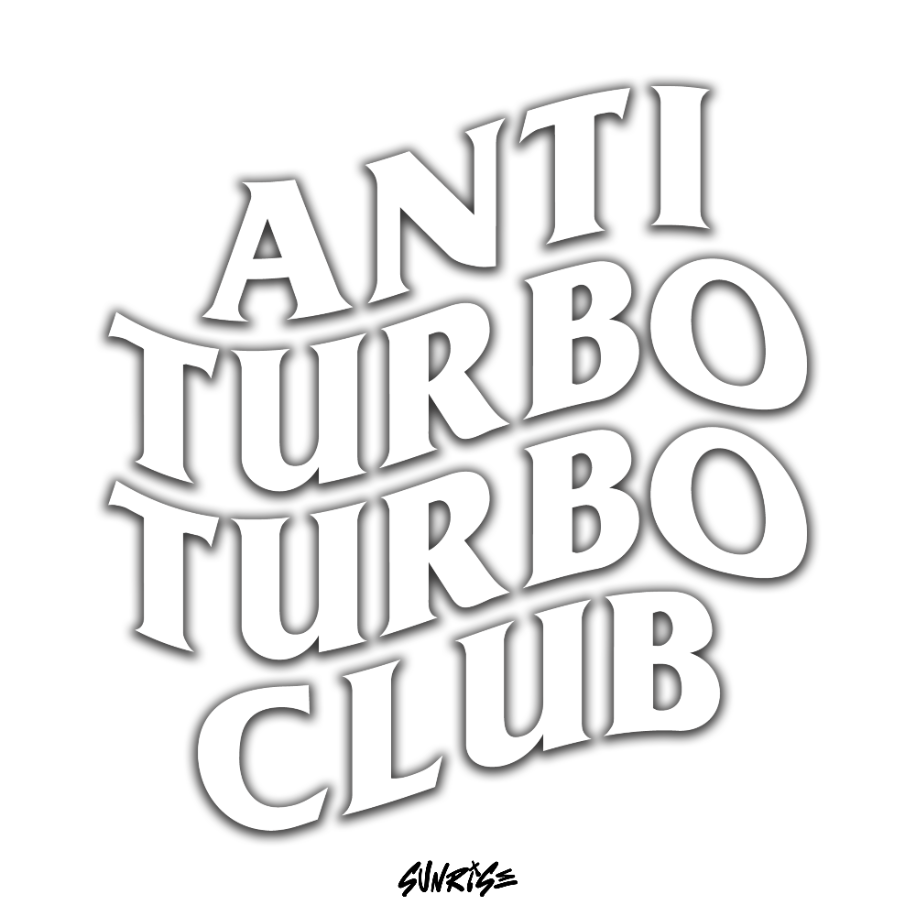 Anti Turbo Turbo Club Sticker