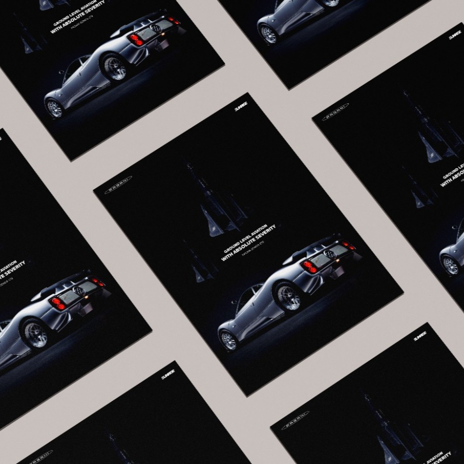 Pagani Zonda C12 Poster