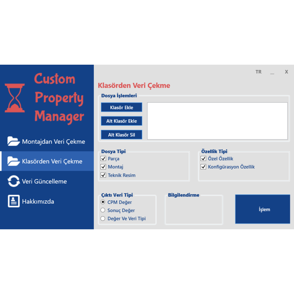 Custom Property Manager | Solidworks Makro | 1 Senelik Lisans Bedeli