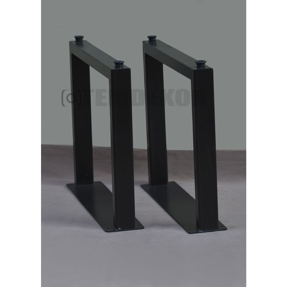 Kare sehpa ayağı Yukseklik 42cm genişlik 50cm 2adet metal ayak 