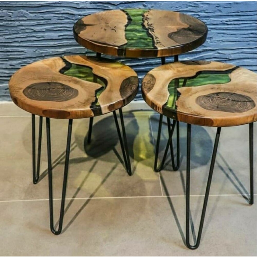 45 cm siyah 3 adet firkete metal ayaklar 