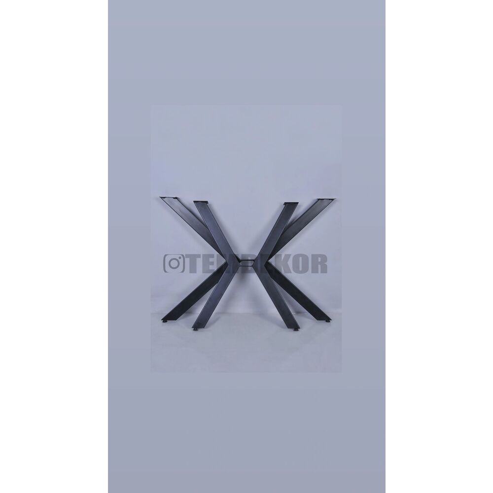 Ahsap masa metal ayağı 59x100 cm 