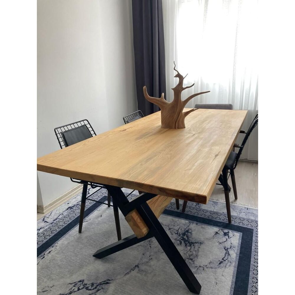 2 adet metal labirent model masa ayağı. DOĞAL AHSAP ICIN METAL AYAKLAR 