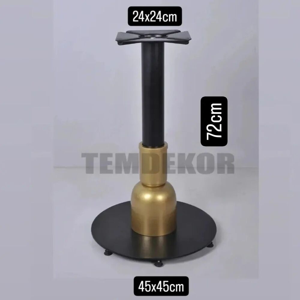 dekoratif masa ayağı Yukseklik 72cm 