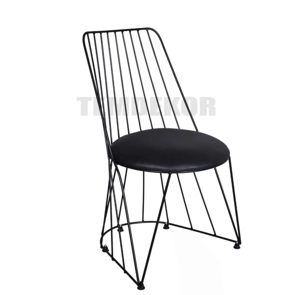 elyapımı dekoratif ergonomik tasarım metal sandalye 