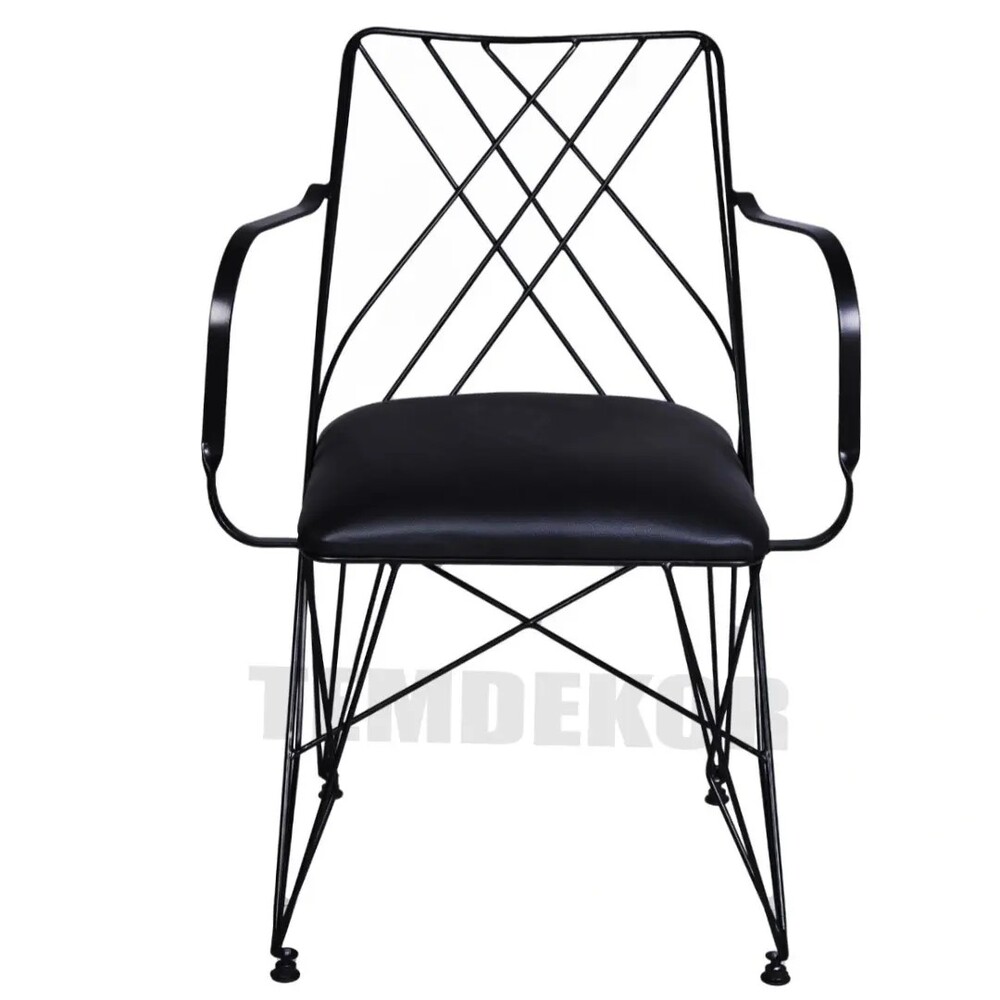 elyapımı dekoratif ergonomik tasarım metal sandalye 