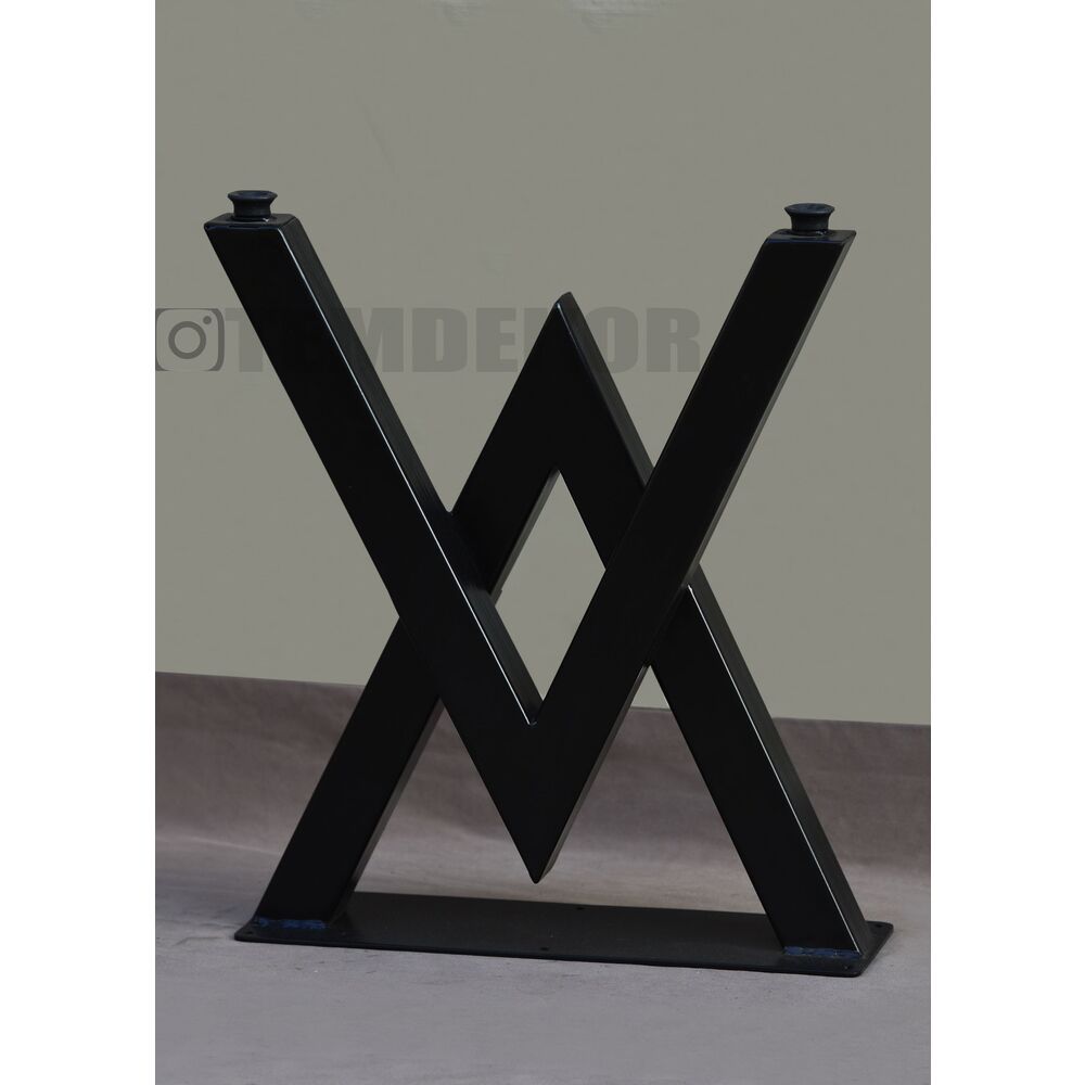banch ayağı metal ayak yukseklik 42 cm genişlik 35 cm 2 adet metal ayak 