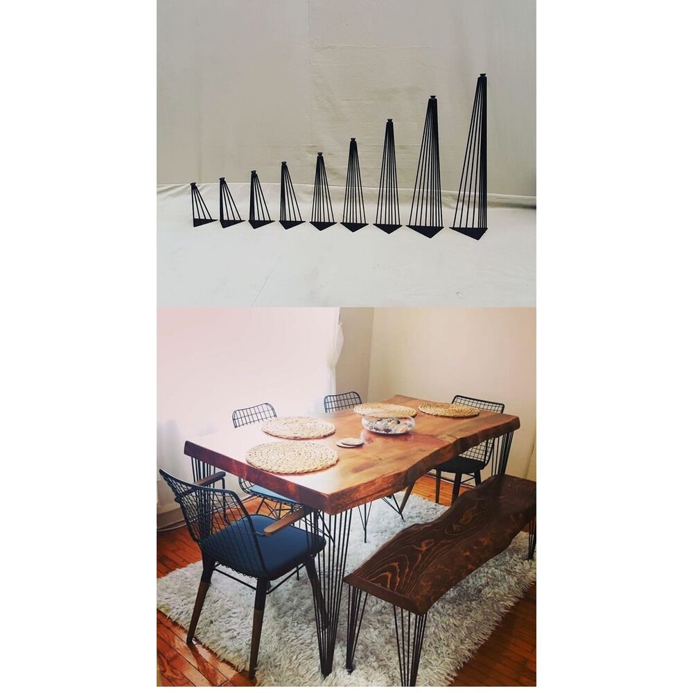 7 tel metal ayak yukseklik 60 cm 4 adet