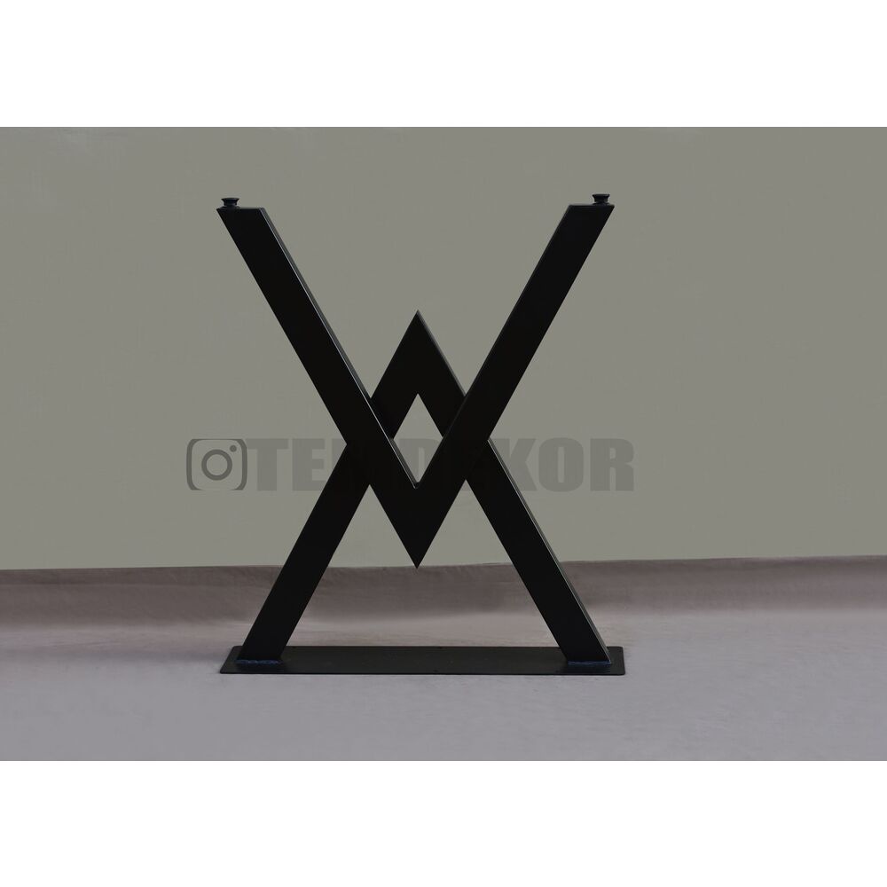 2 adet Vakko metal ayak.(DOĞAL AHSAP ICIN METAL AYAKLAR 