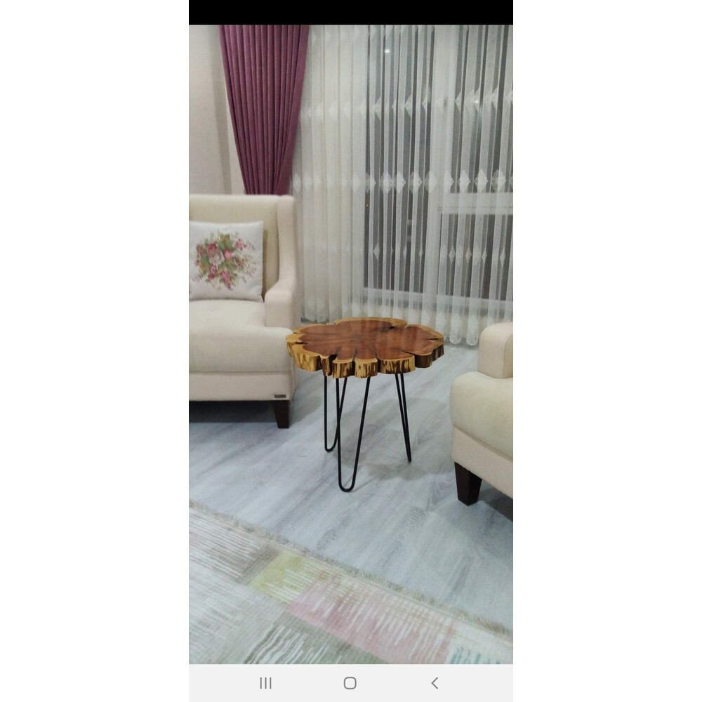 55 cm siyah 3 adet firkete metal ayaklar 