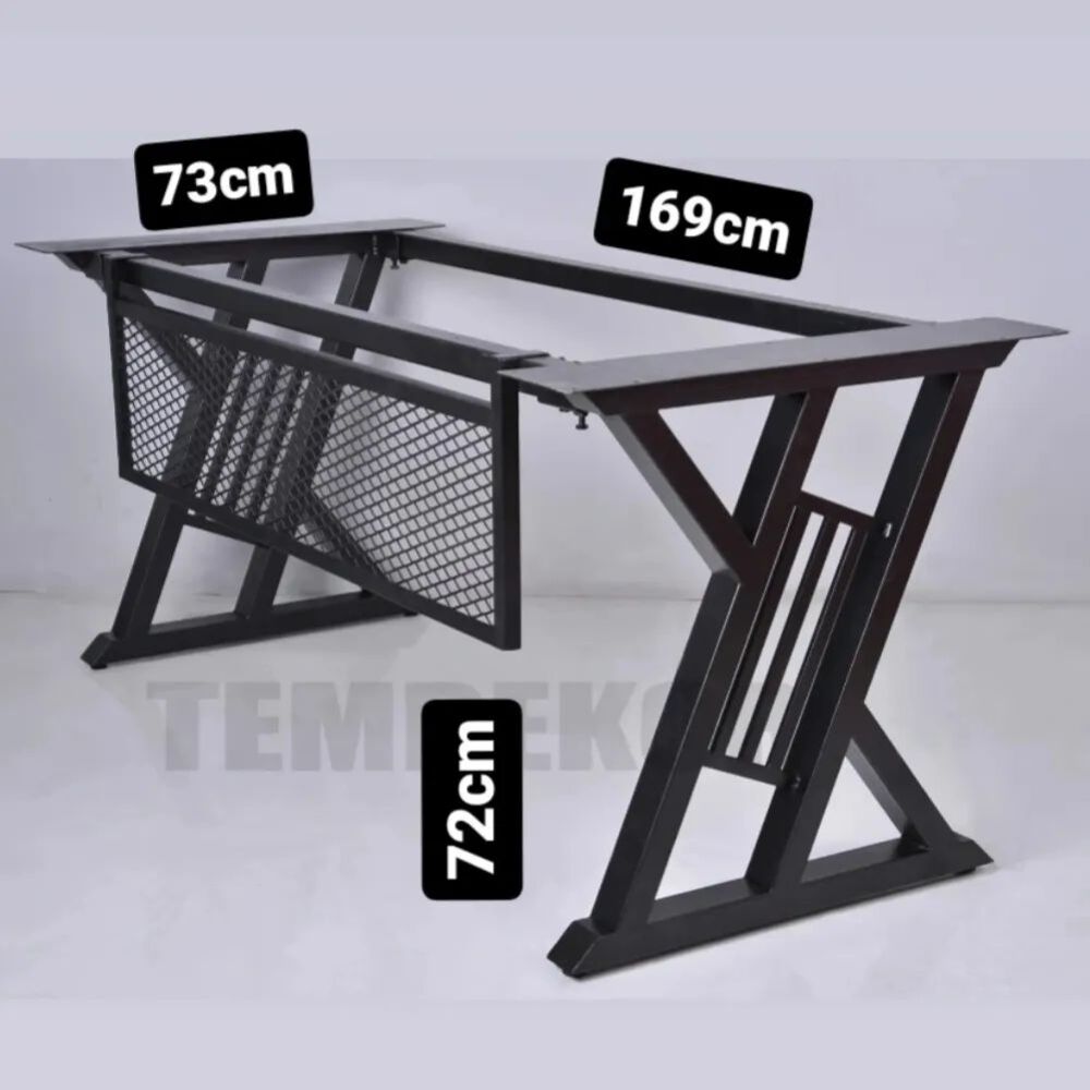 demonte özellikli ofis masası metal ayağı 