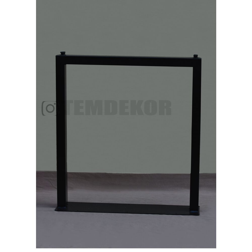 Kare metal ayak yukseklik 72cm genişlik 66cm masa ayağı 