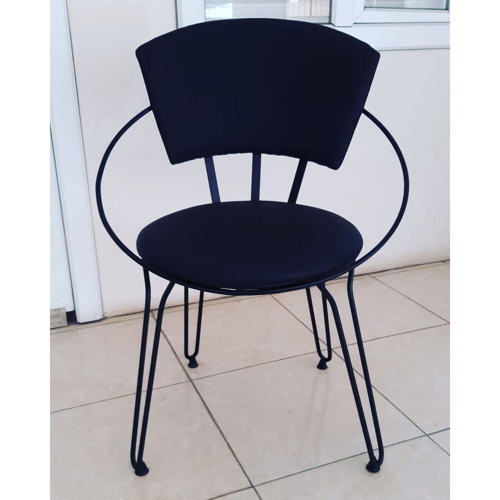 elyapımı dekoratif metal sandalye (1 adet)