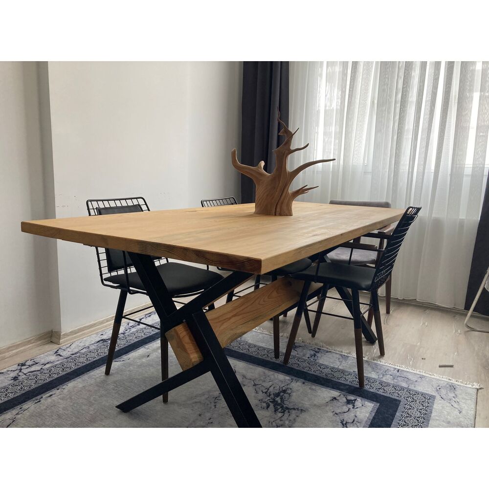 2 adet metal labirent model masa ayağı. DOĞAL AHSAP ICIN METAL AYAKLAR 