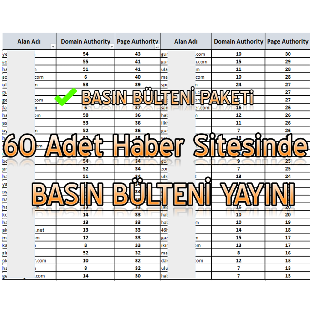 BASIN BÜLTENİ PAKETİ