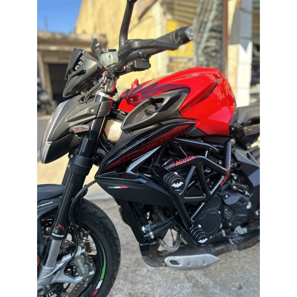 MV AGUSTA BRUTALE ROSSO 4 lü koruma demirimiz | Tornaxgarage
