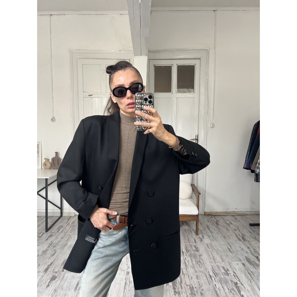 Gina Donna Rome %100 Yün  İtalyan Tasarımcı İmzalı Blazer