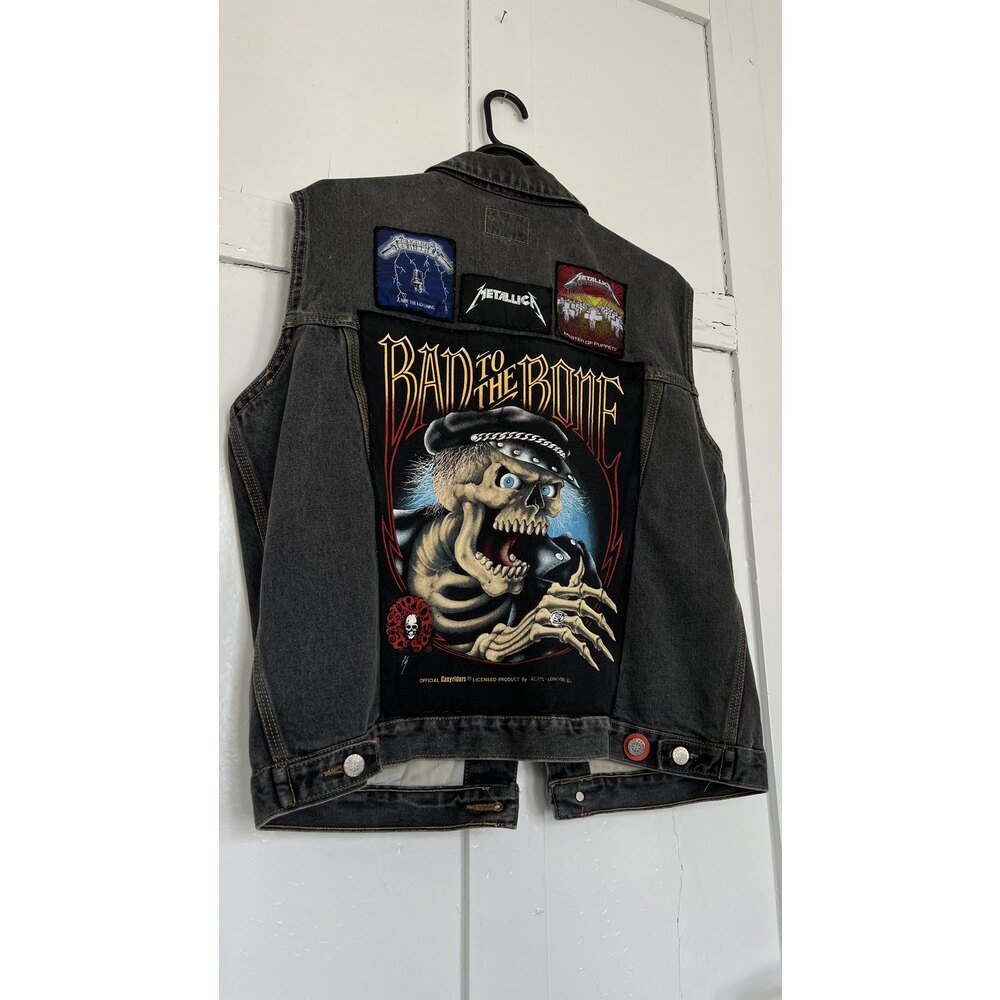 Anyway Koleksiyonluk Patch Detaylı Denim Yelek