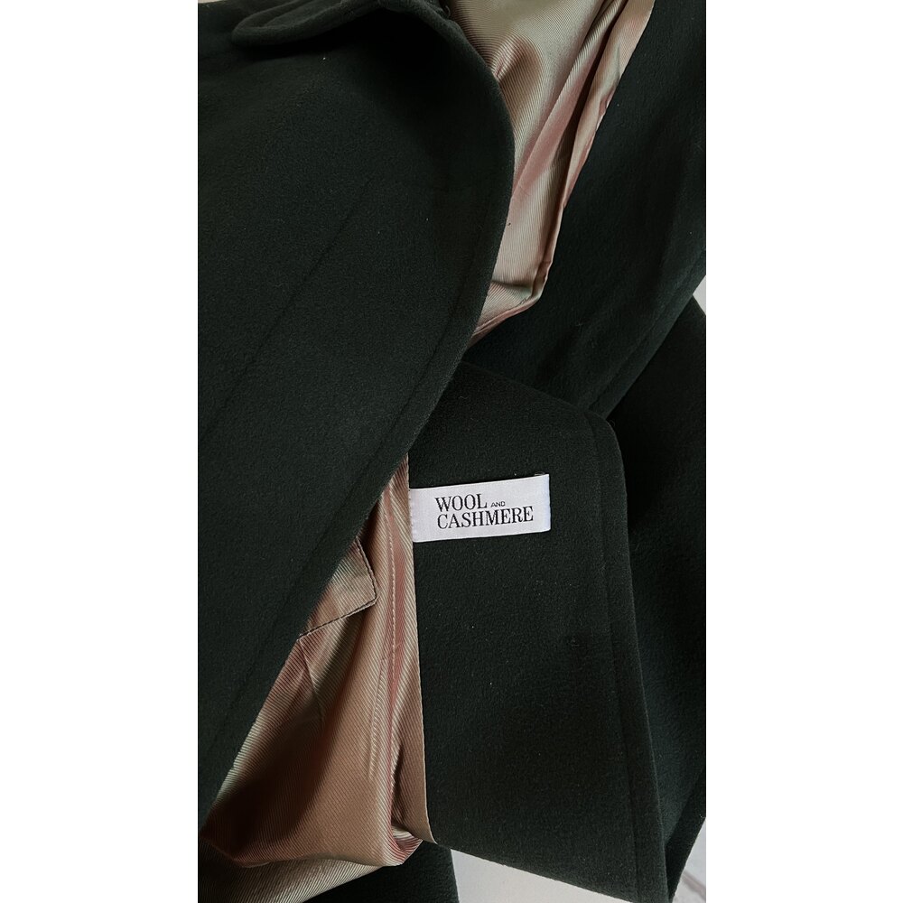 Wool and Cashmere %70 Yün %10 Kaşmir İçerikli Kaşe Kaban