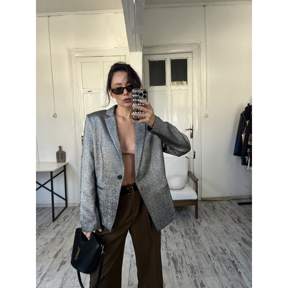 Oui Luxury Edition Metalic Lurex Premium Blazer