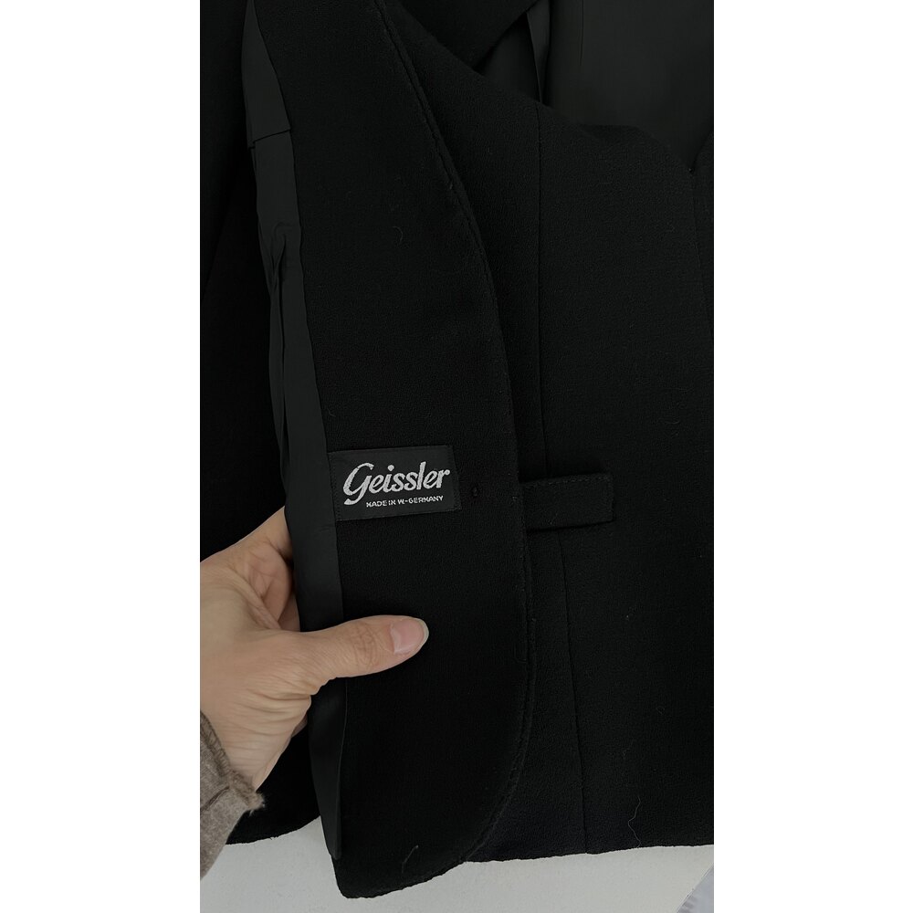Geissler West Germany Gabardin Yün Dokuma Astarlı Yelek 