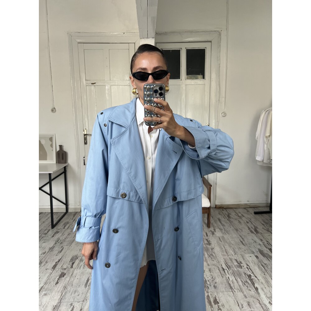 Alman Üretim Maxi Boy Nadir Parça Trenchcoat