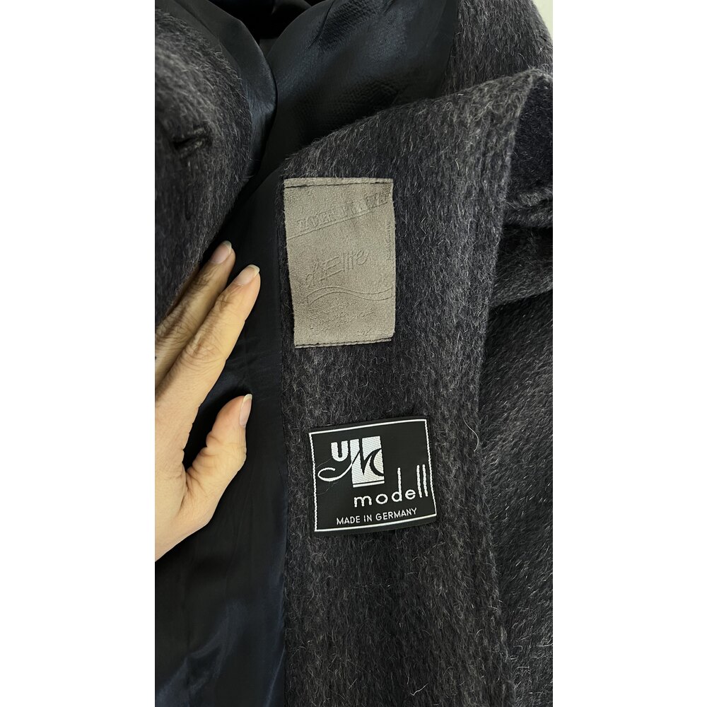 Um modell Germany %80 Lama Tüyü %20 Mohair Yün Koleksiyonluk Kaşe Kaban