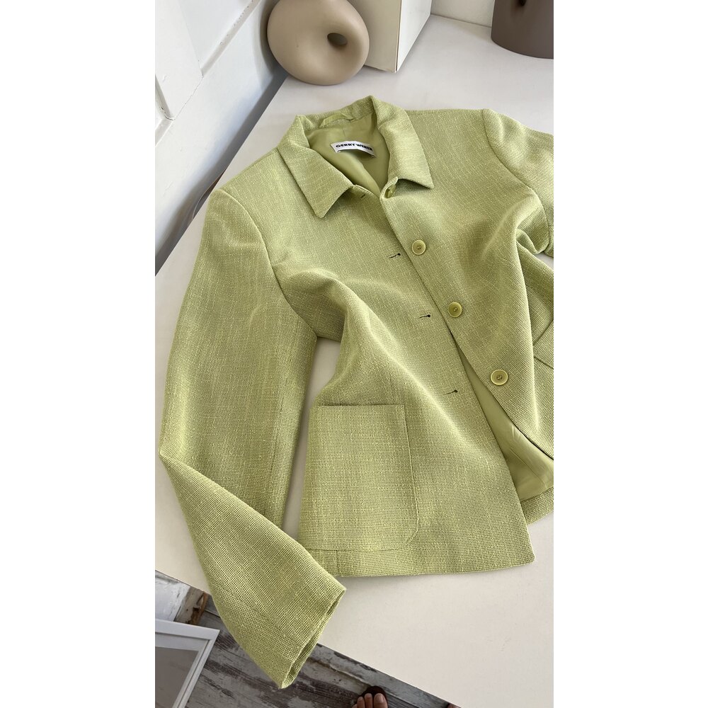 Gerry Weber Alman Tasarımcı İmzalı Özel Dokuma Premium Blazer
