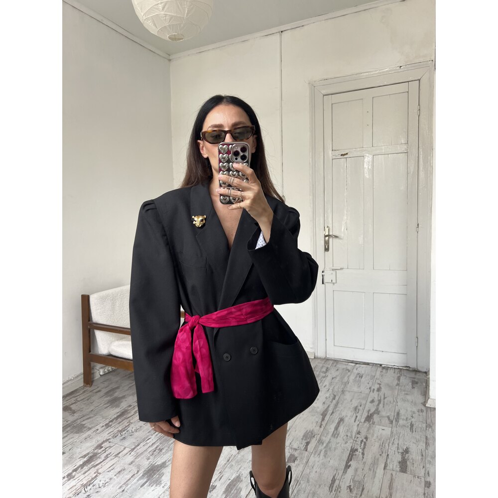 Şal Detaylı Alman Üretim Premium Blazer