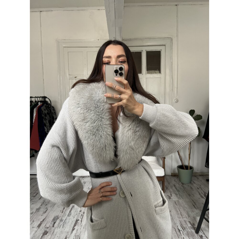 Dino Valliano Germany %71 Merinos Yün %24 Angora Yün Astarlı Hırka