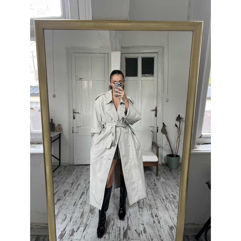 Alman Üretim Maxi Boy Premium Trenchcoat