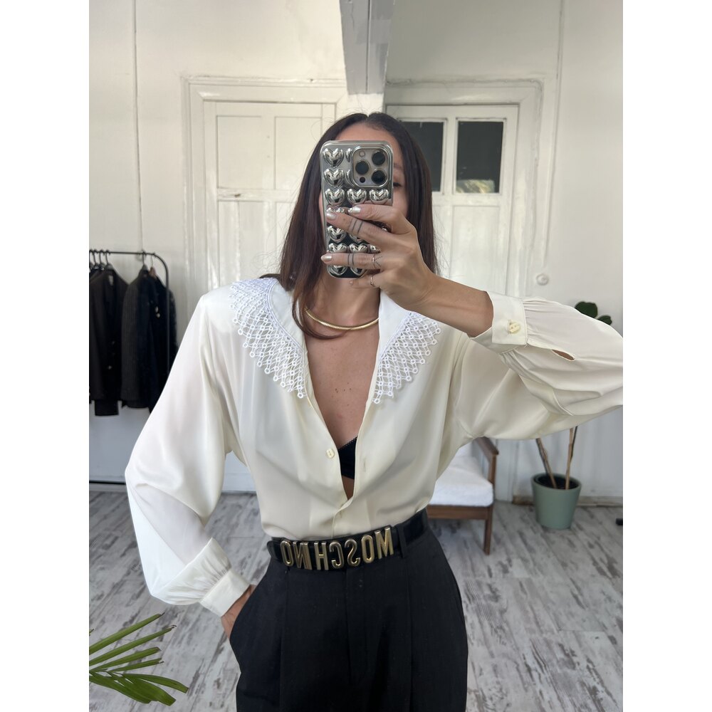San Collection Silky Touch Yaka Detaylı Gömlek