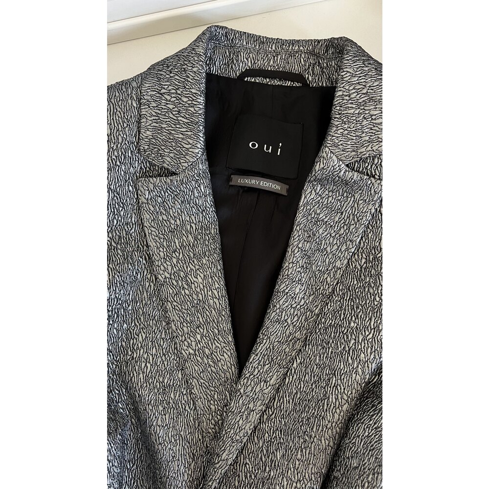 Oui Luxury Edition Metalic Lurex Premium Blazer